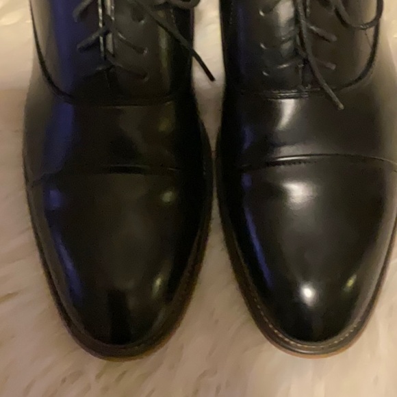 Bruno Marc Oxford Formal Officewear Black Faux Leather Dress Shoes Size 13 main image 5